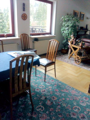 Wohnzimmer der Villa