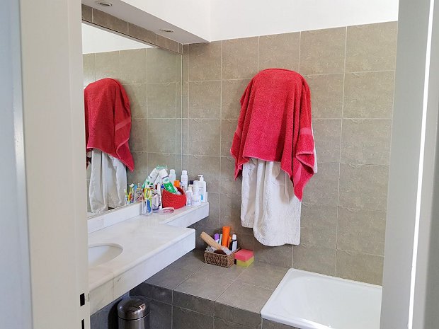 Badezimmer vom Ferienhaus