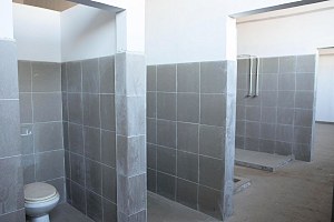 Sanitrrume der Lagerhallen