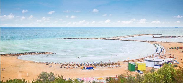 das Schwarze Meer von Rumnien unweit vom Baugrundstck