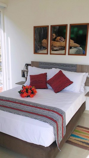 Schlafzimmer vom Apartment