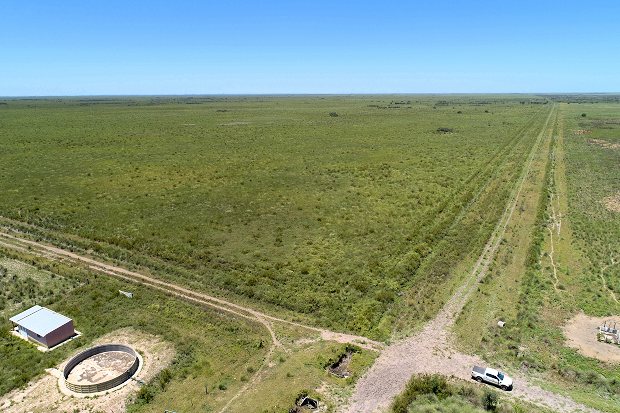 Ackerland in Argentina der Provinz Santiago del Estero