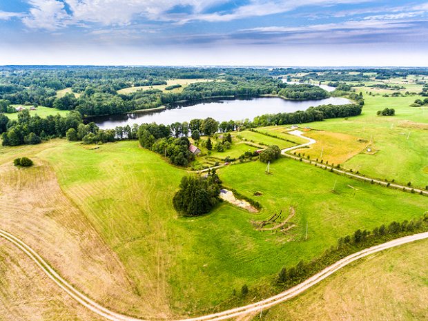 Baugrundstck fr Einfamilienhuser Ferienhuser am See in Litauen
