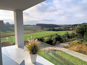 Ausblick vom Einfamilienhaus