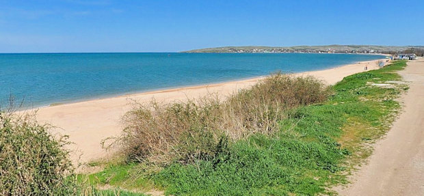 Asowsches Meer der Insel Krim unweit vom Baugrundstück Asowsches Meer der Insel Krim unweit vom Baugrundstück