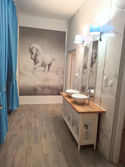 Toiletten der Villa