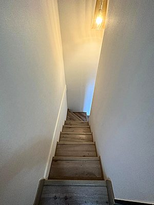 Treppe zur oberen Etage der Wohnung