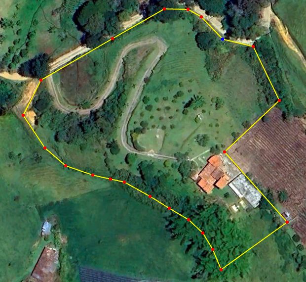 Grundst�ck zum G�stehaus bei Guatape Kolumbien