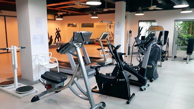 Fittnessraum im Apartmenthaus