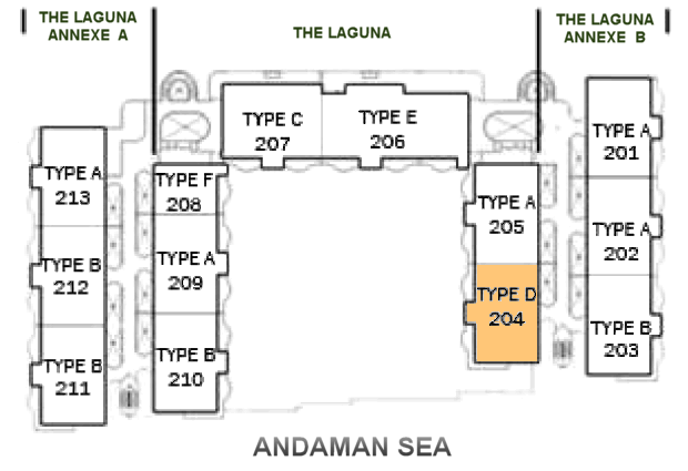 Lage der Wohnung im The Laguna