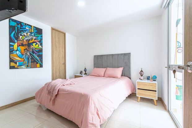 Schlafzimmer der Wohnung