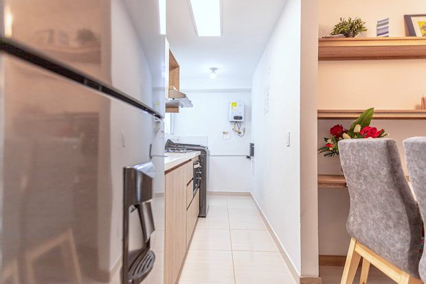 zur K�che der Wohnung