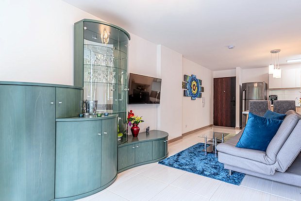 Wohnbereich der Wohnung in Miraflores