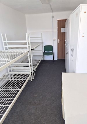 Unterkunft fr Gastarbeiter zu den Lagerhallen in Rumnien