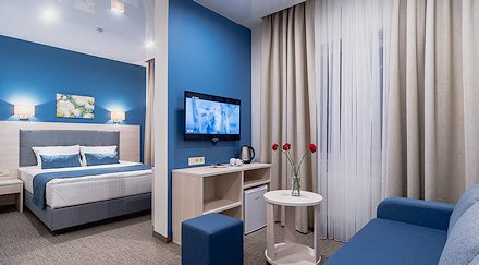 moderne Zimmer der Hotelanlage