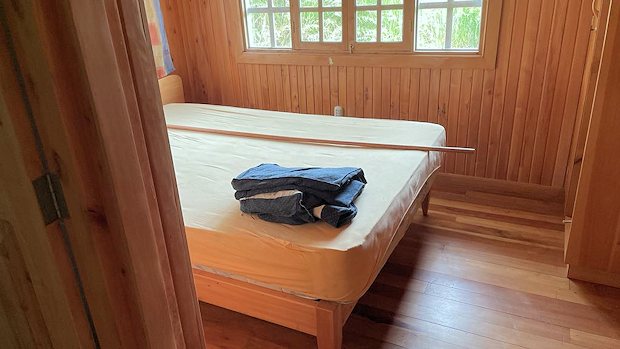 Zimmer vom Ferienhaus im Urwald von Peru