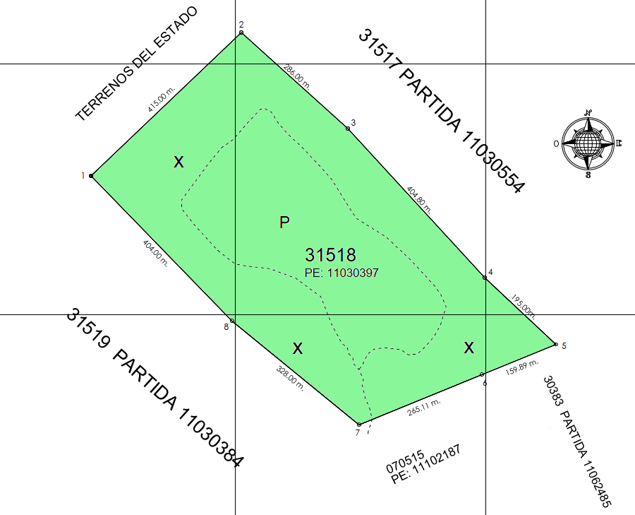 Urwald Grundst�ck vom Wohnhaus in Peru