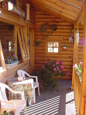 Terrasse der Hosteria