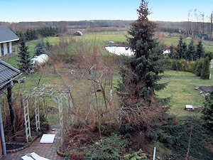 Grundstck der Villa