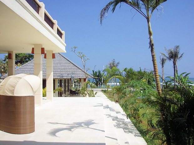 Terrasse der Villa auf Bali