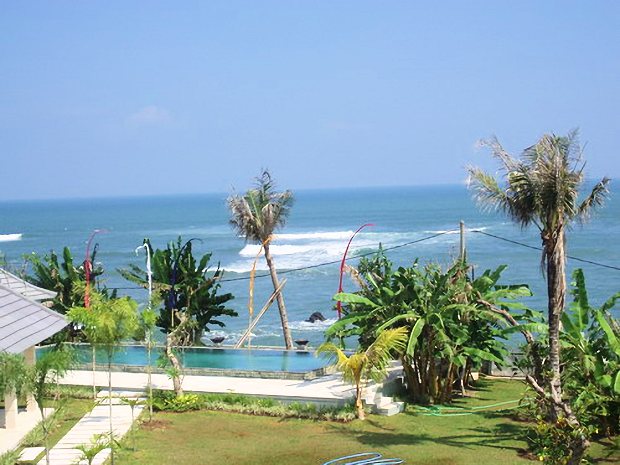 Meerblick der Villen