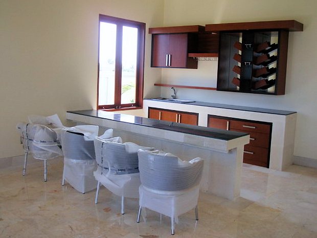 K�che der Villa im s�dlichen Bali