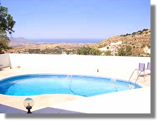 Ferienhaus Villa  mit Pool und Meerblick auf Zypern bei Peristerona und Polis