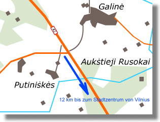 Grundstck in Putiniskes bei Vilnius